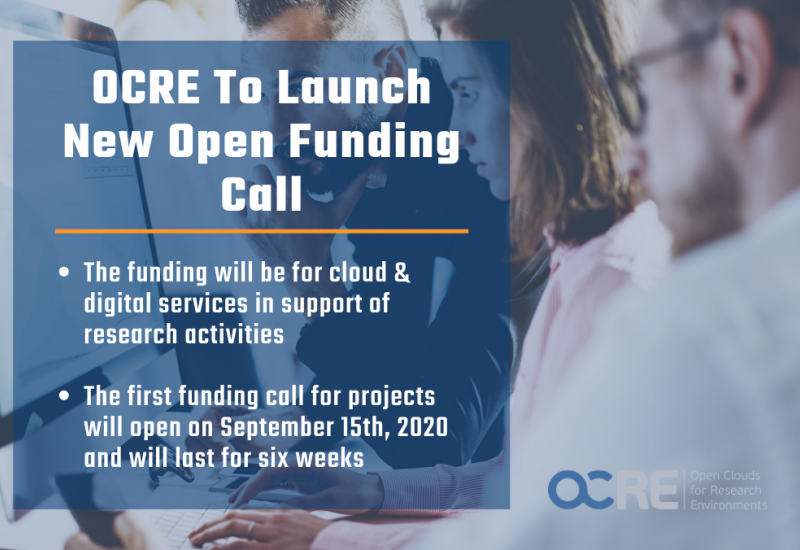 OCRE to launch new Open Funding Call