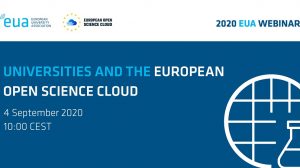 EUA Webinar - Universities and EOSC