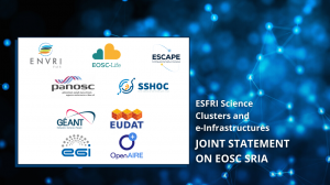 ESFRI Science Clusters and European e-infrastructures joint statement EOSC SRIA