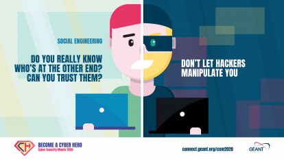 GÉANT Cybersecurity Month 2020 - Social Engineering