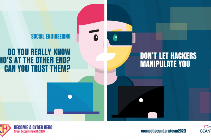GÉANT Cybersecurity Month 2020 - Social Engineering