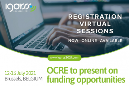 OCRE to present on funding opportunities at IGARSS 2021