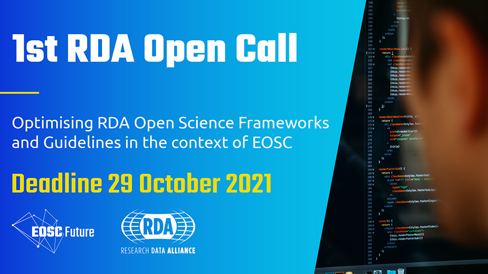 EOSC Future 1st RDA Open Call - Optimising RDA Open Science Frameworks in the context of EOSC