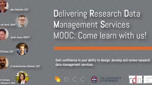MOOC Delivering Research Data Management Services