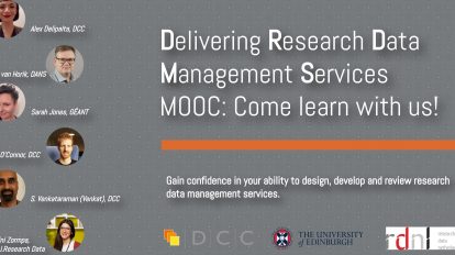 MOOC Delivering Research Data Management Services