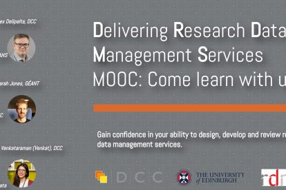 MOOC Delivering Research Data Management Services
