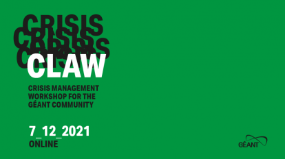 CLAW, the Crisis Management Workshop for the GÉANT Community