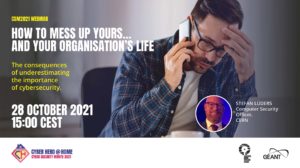 CSM2021 Webinar: How to mess up yours… and your organisation’s life