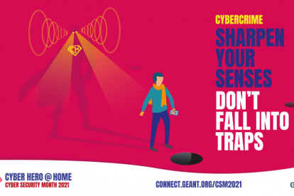 GÉANT Cyber Security Month 2021 - Become A Cyber Hero - Cybercrime