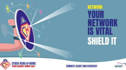 GÉANT Cybersecurity Month 2021 - Cyber Hero At Home - Network
