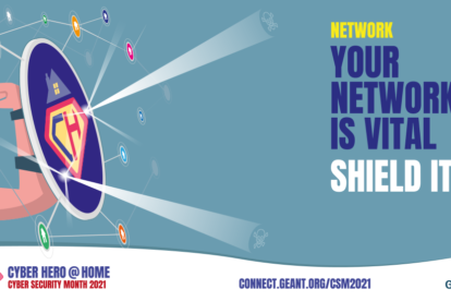 GÉANT Cybersecurity Month 2021 - Cyber Hero At Home - Network