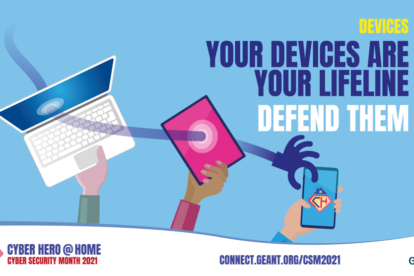 GÉANT Cybersecurity Month 2021 - Cyber Hero At Home - Protect your devices