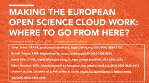 Making the European Open Science Cloud work: where to go from here? | https://doi.org/10.5281/zenodo.5607692