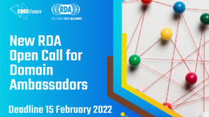 EOSC Future announces RDA Open Call for Domain Ambassadors