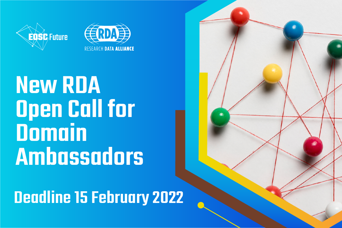 EOSC Future announces RDA Open Call for Domain Ambassadors