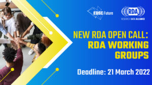 EOSC Future - RDA Open Call - Working Groups