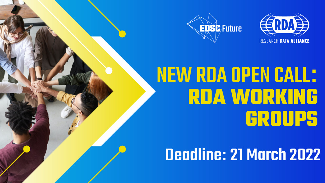 EOSC Future - RDA Open Call - Working Groups