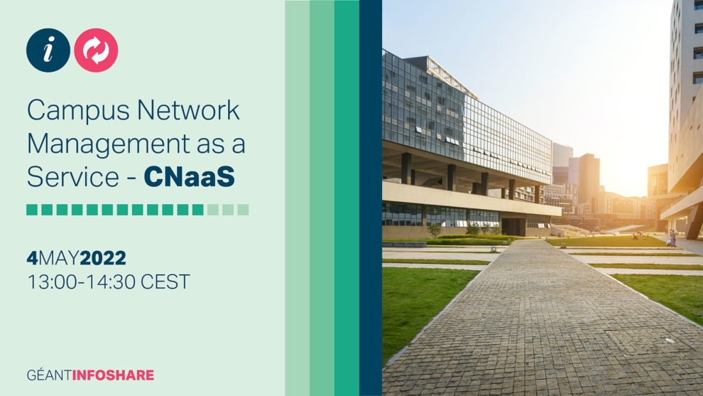 GÉANT infoshare - Campus Network Management as a Service - CNaaS - 4 May 2022