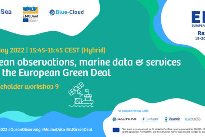 EMD2022 Workshop EU Green Deal EuroSea EMODnet Blue-Cloud