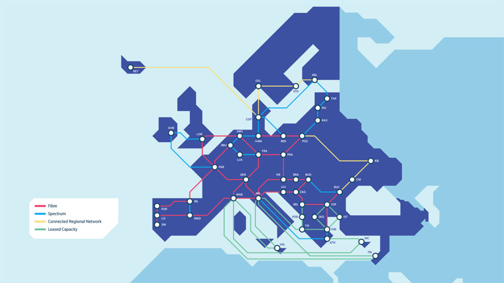 GN4-3N Map - June 2022 - GÉANT Network_1920x1080