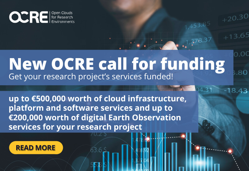 New OCRE call for funding cloud and Earth Observation