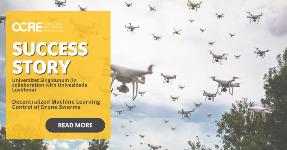 OCRE Success story - drone swarms