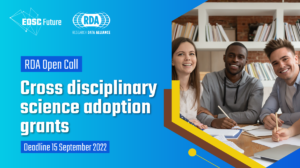RDA Cross disciplinary adoption grants call