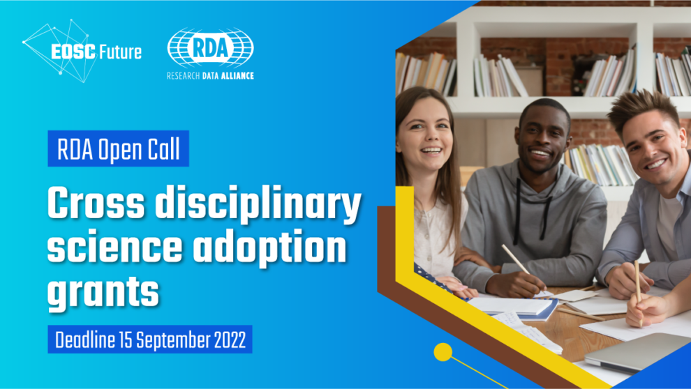 RDA Cross disciplinary adoption grants call