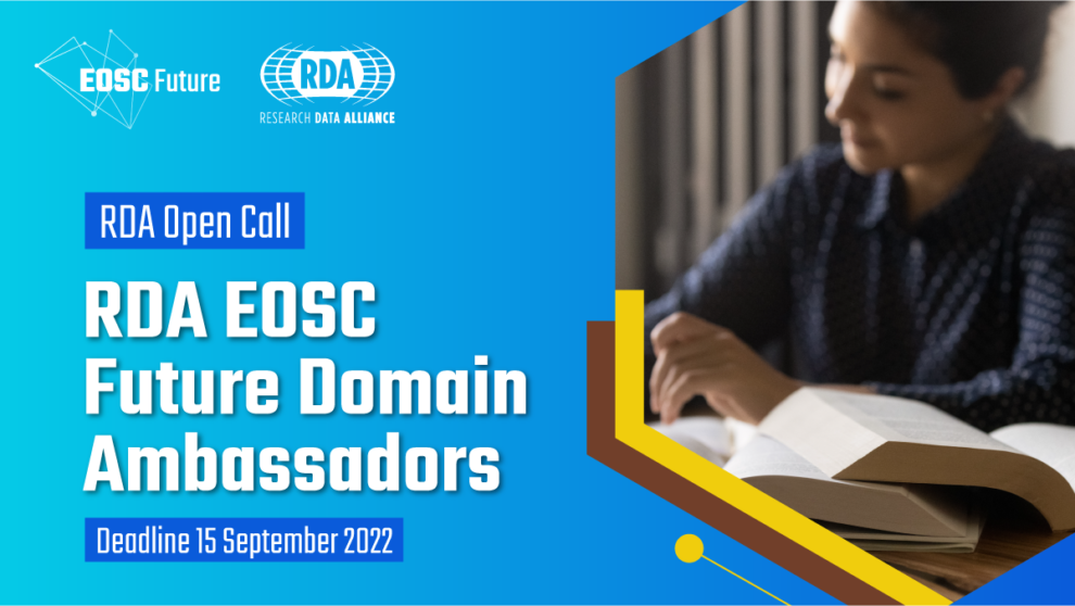 RDA EOSC Future domain ambassadors call