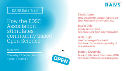 DANS Data Trails - EOSC