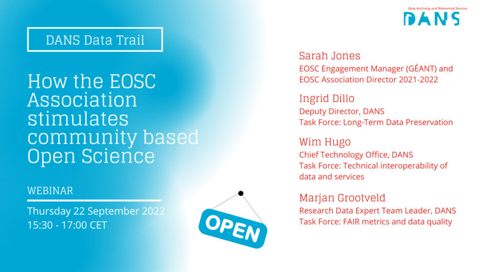 DANS Data Trails - EOSC