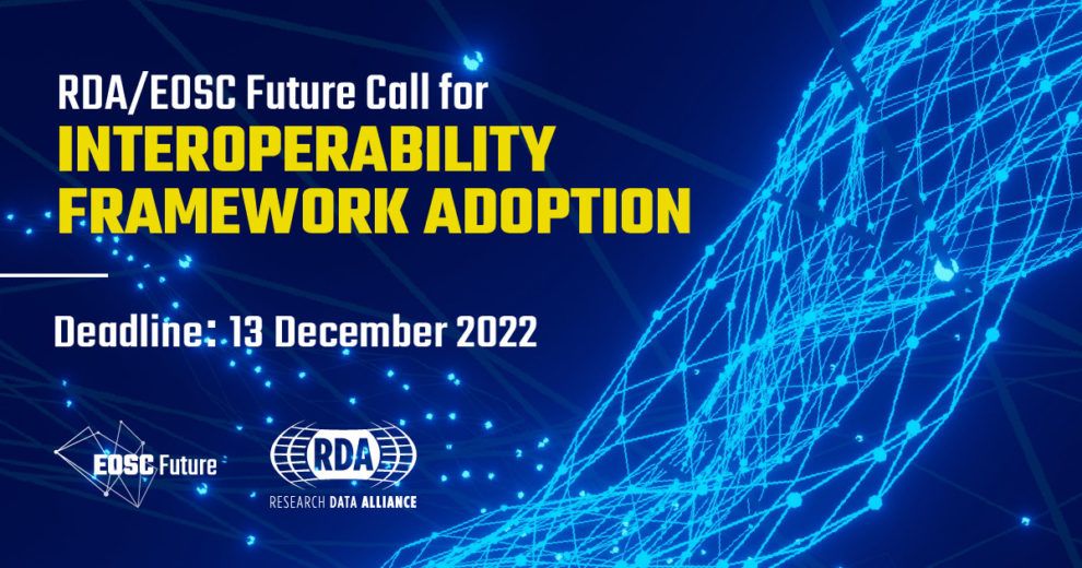 EOSC Future RDA Call for Interoperability Framework Adoption