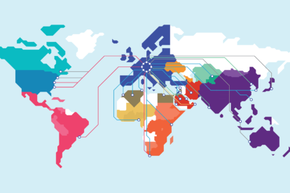 GÉANT Intercontinental Connectivity map - Dec 2022 - small no legend