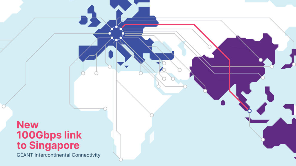 New 100Gbps link to Singapore - GN5-IC1 1 June 23
