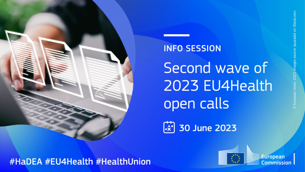 Info day on EU4Health 2023 open calls for action grants