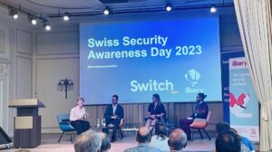 Panel discussion at a conference