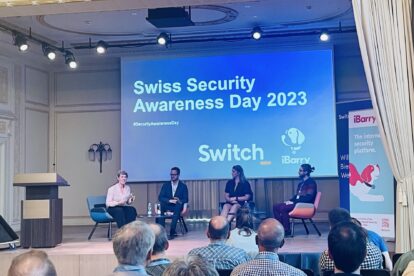 Panel discussion at a conference