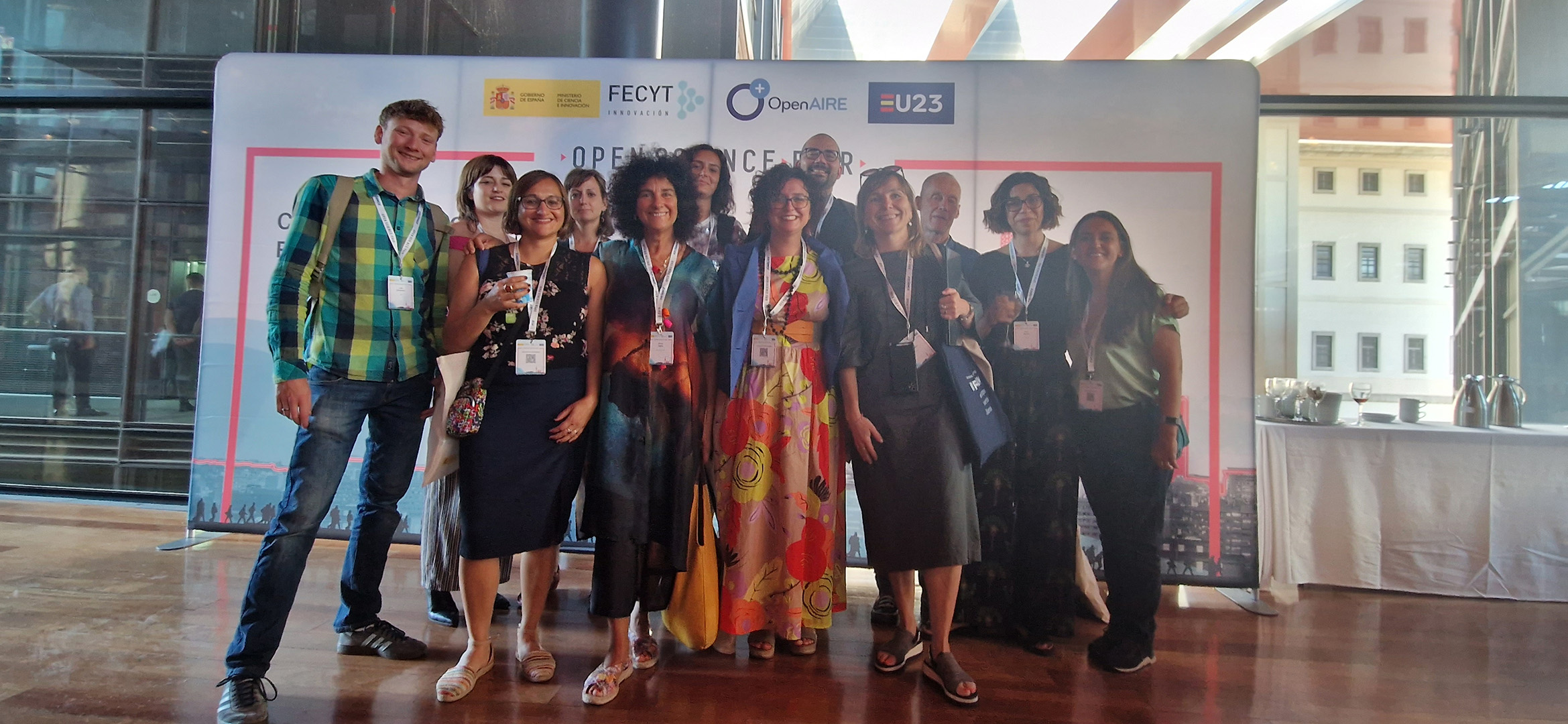 The Skills4EOSC project team at the Open Science Fair 2023