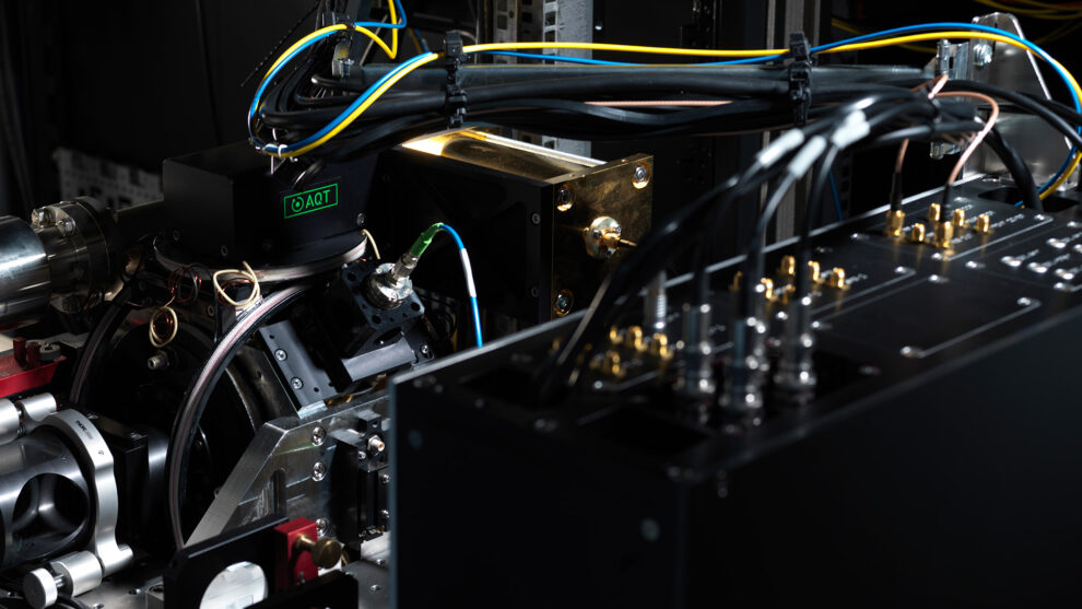 AQT quantum processor PINE module - © Dieter Kühl, AQT - Alpine Quantum Technologies GmbH