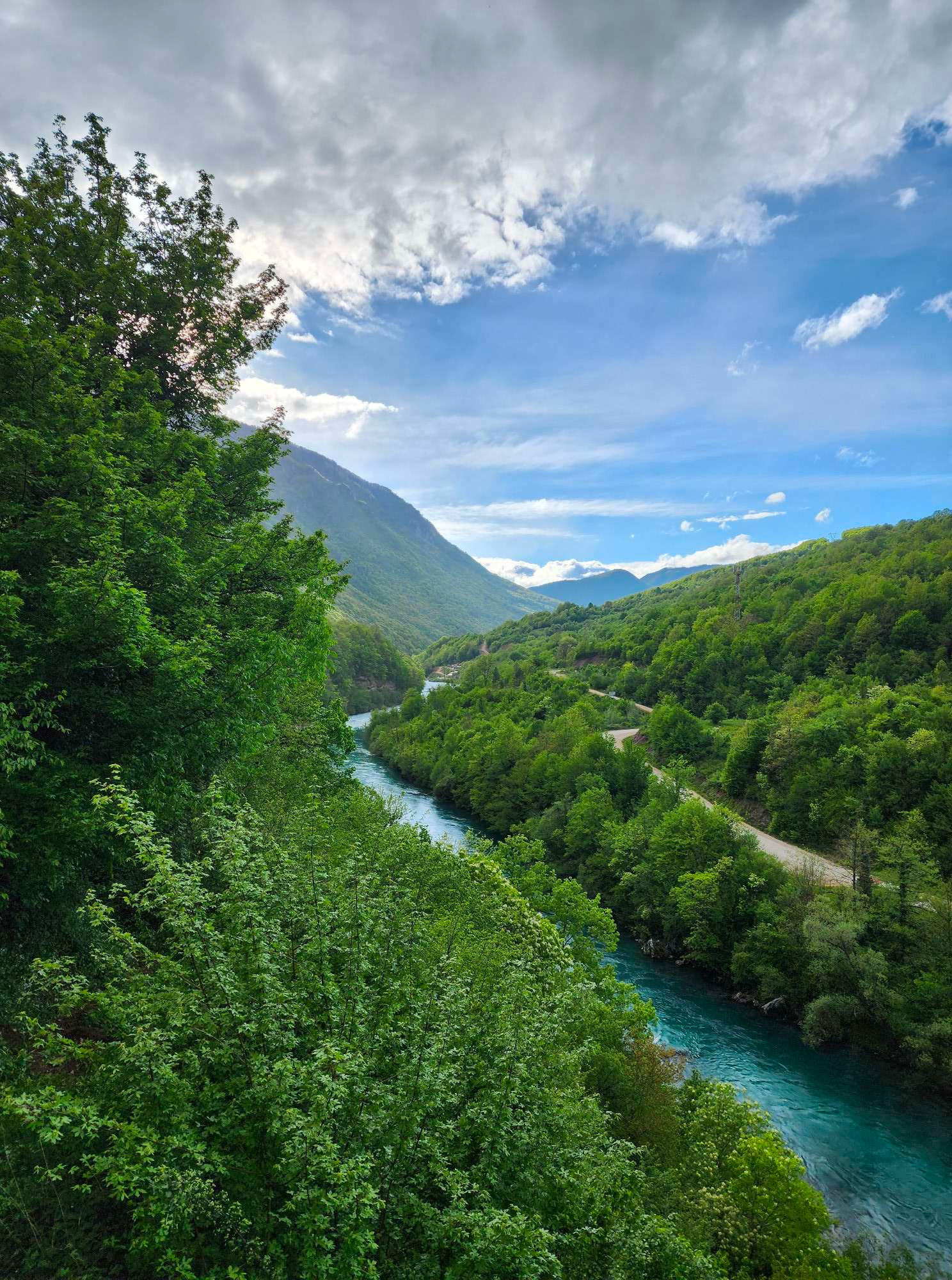 Picture taken on the road between Bosnia Herzegovina and Montenegro