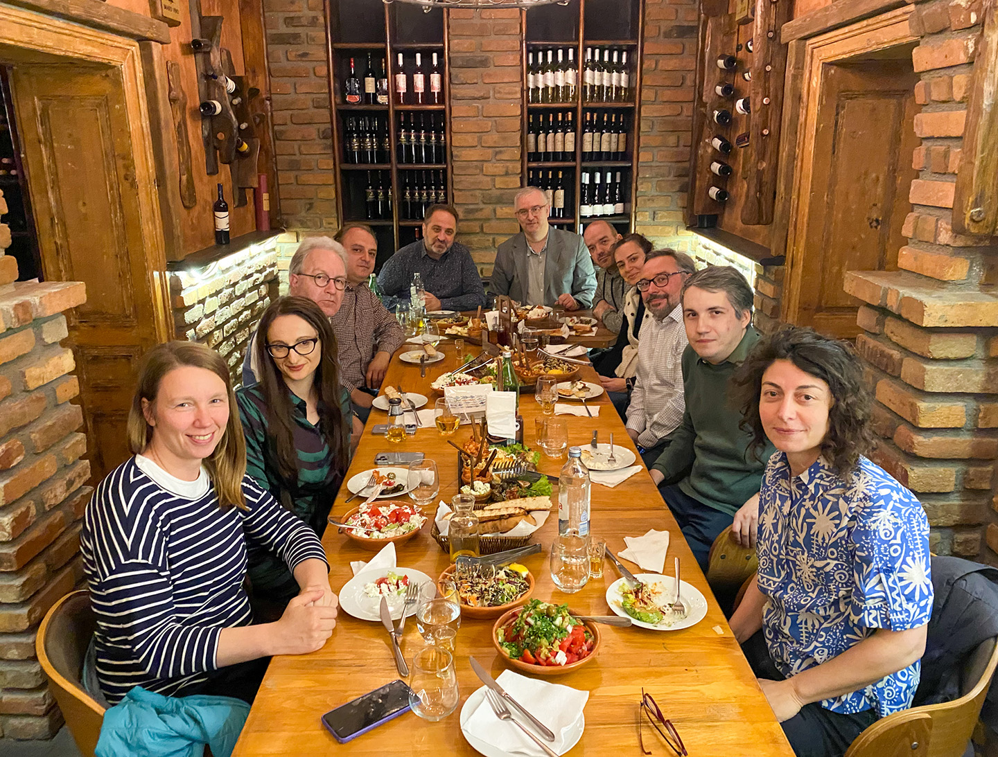 Dinner in Skopje with partners from MARnet / UKIM (and PSNC)