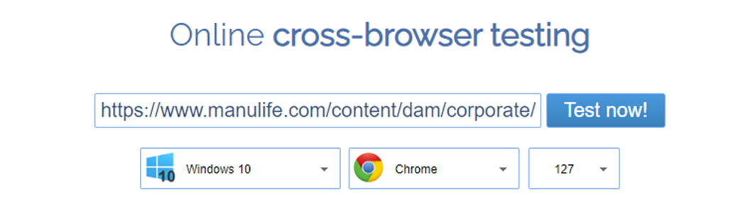 Browserling Main Page with a PDF File Link