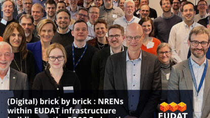 (Digital) brick by brick: NRENs within EUDAT infrastructure building up the EOSC Federation