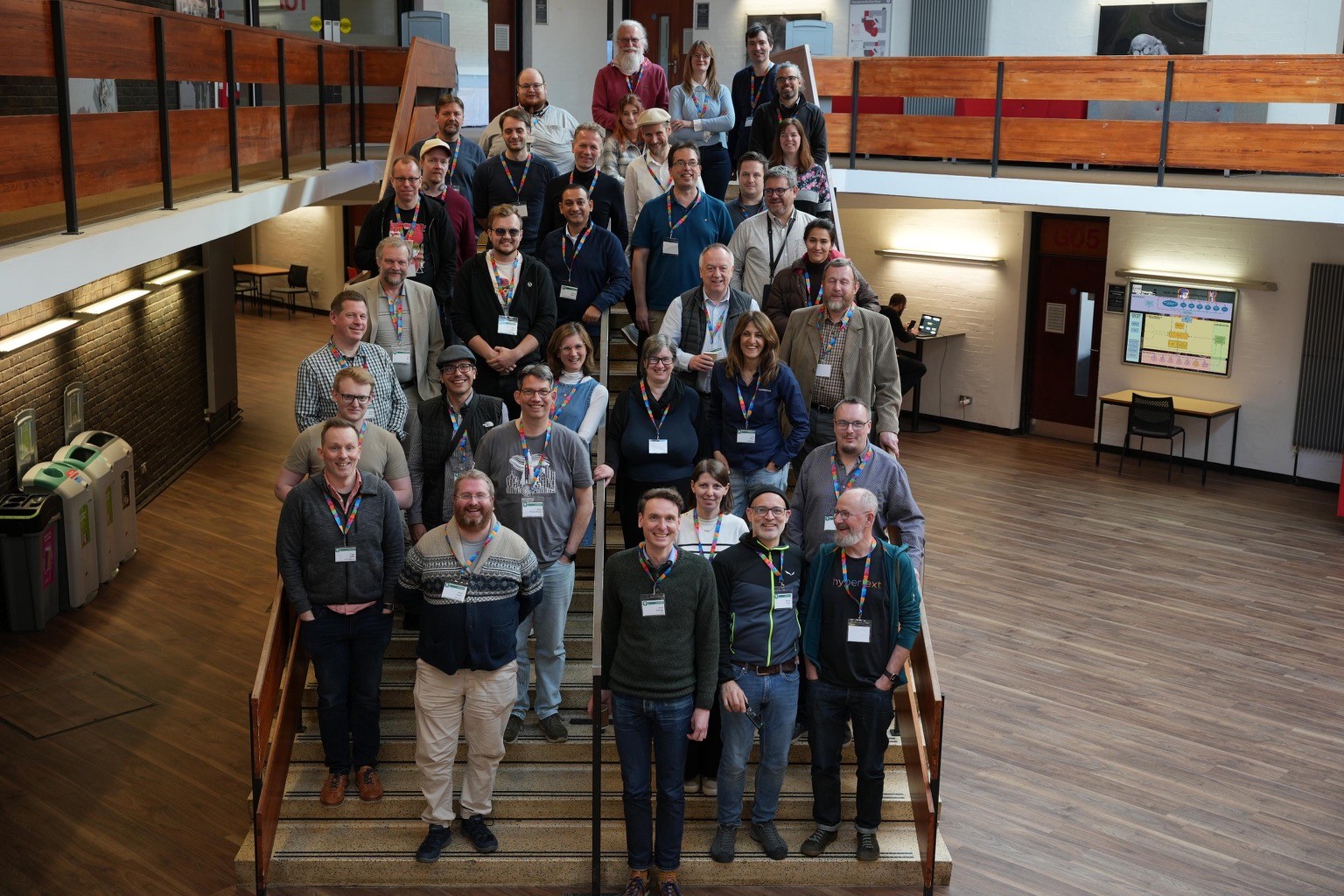 Attendees at the TIIME Unconference, Reading, UK April 2025. Image by NORDUnet