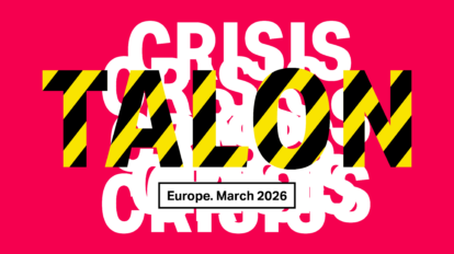 Banner about TALON, the European crisis management event for the international R&E community