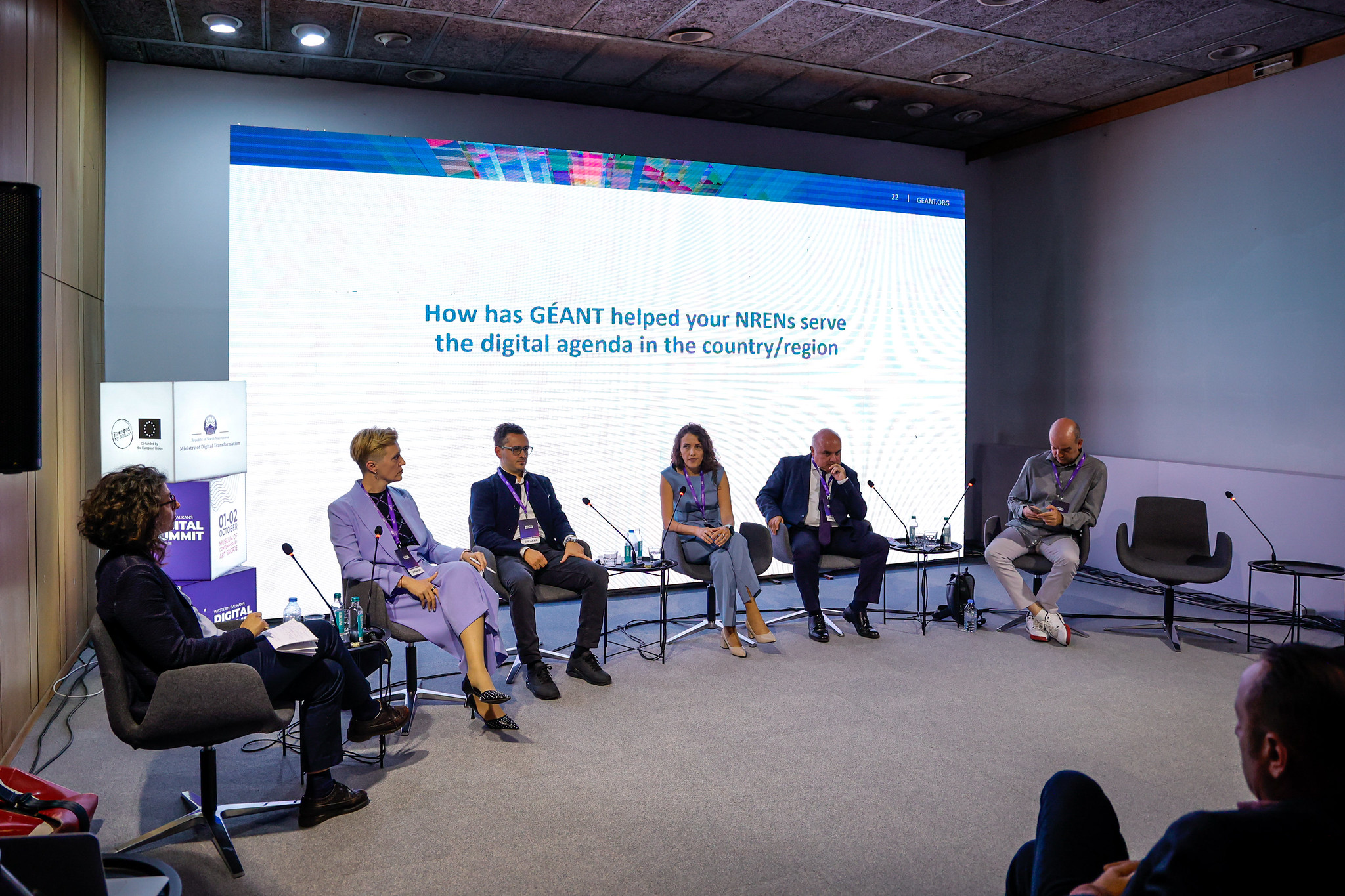 Research and Innovation panel at the Western Balkans Digital Summit. Photo by WBDS
