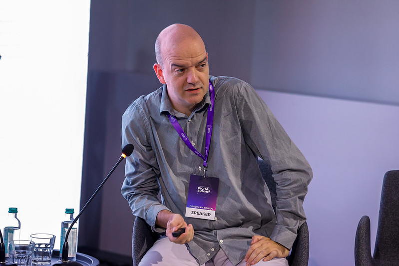 Vladislav Bidikov, MARnet, at the Western Balkans Digital Summit. Photo by WBDS