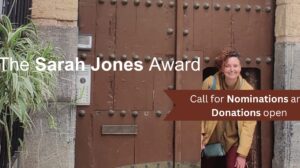 The Sarah Jones Award - Call for nominations and donations open