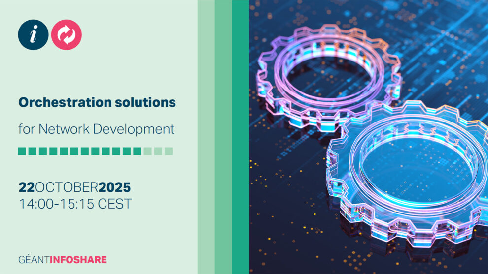 Infoshare: Orchestration solutions for network development - WP6 update. 22 October 2025