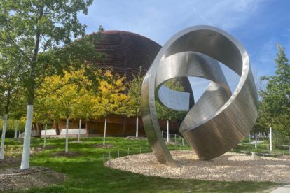 Globe of Science and Innovation at CERN. Credits to Helen Clare (Jisc)